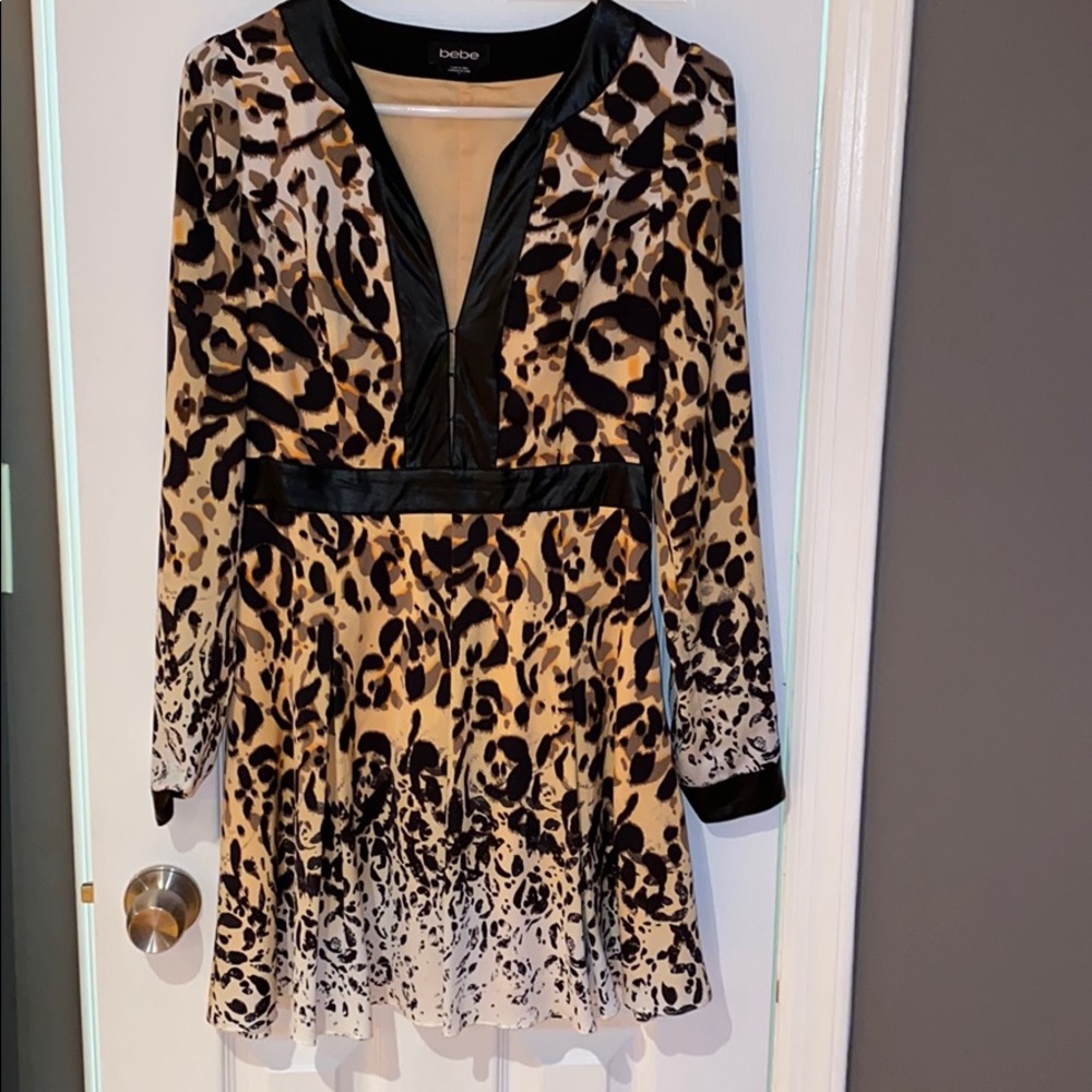 BeBe - Leopard printed dress - Size 6
